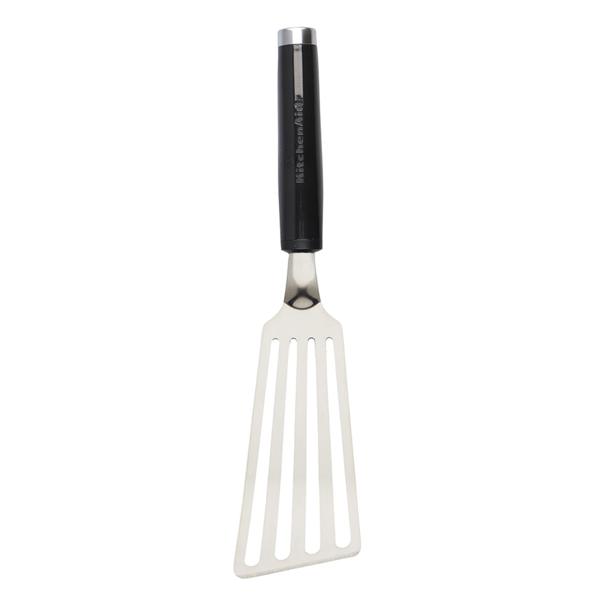 Espátula Perfurada Flexível 33Cm De Inox Preta Kitchenaid