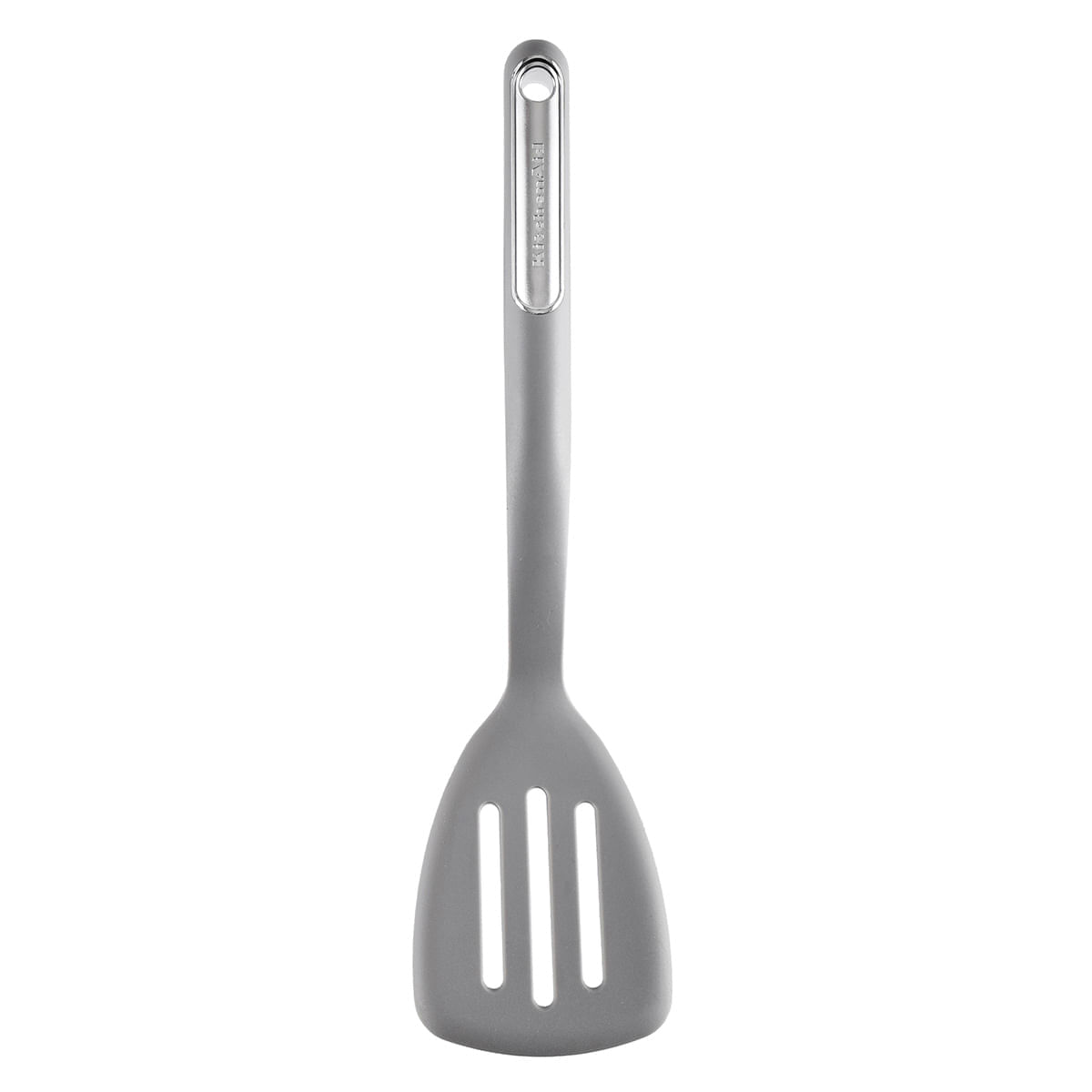 Espátula Perfurada De Nylon 35Cm Cinza Kitchenaid