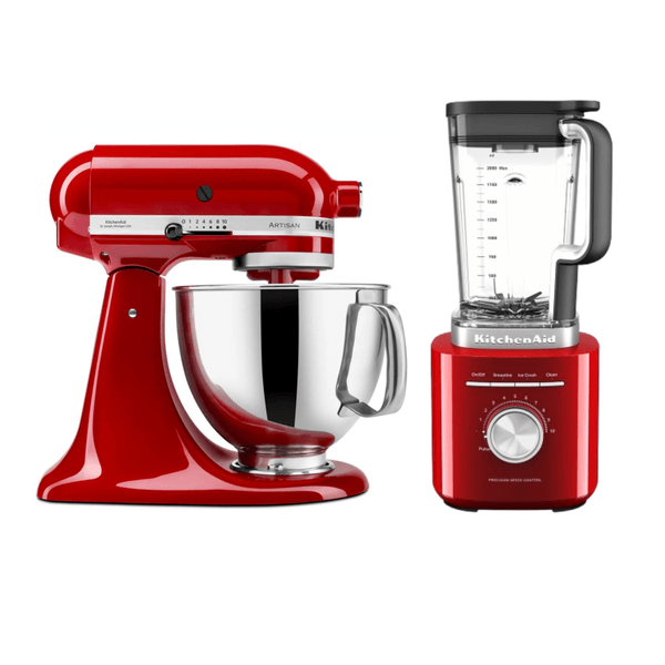 Combo Liquidificador Pure Power 2 L e Batedeira Stand Mixer Artisan - Empire Red 110v