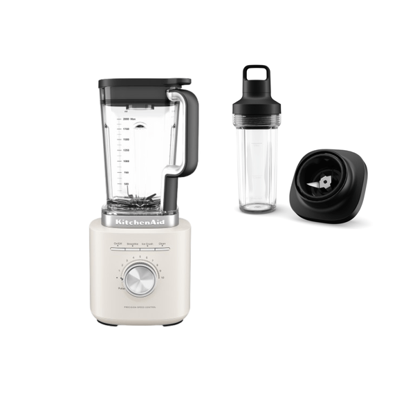 Combo Liquidificador Pure Power 2 L - Porcelain White e Copo Individual (Personal Jar) 220v
